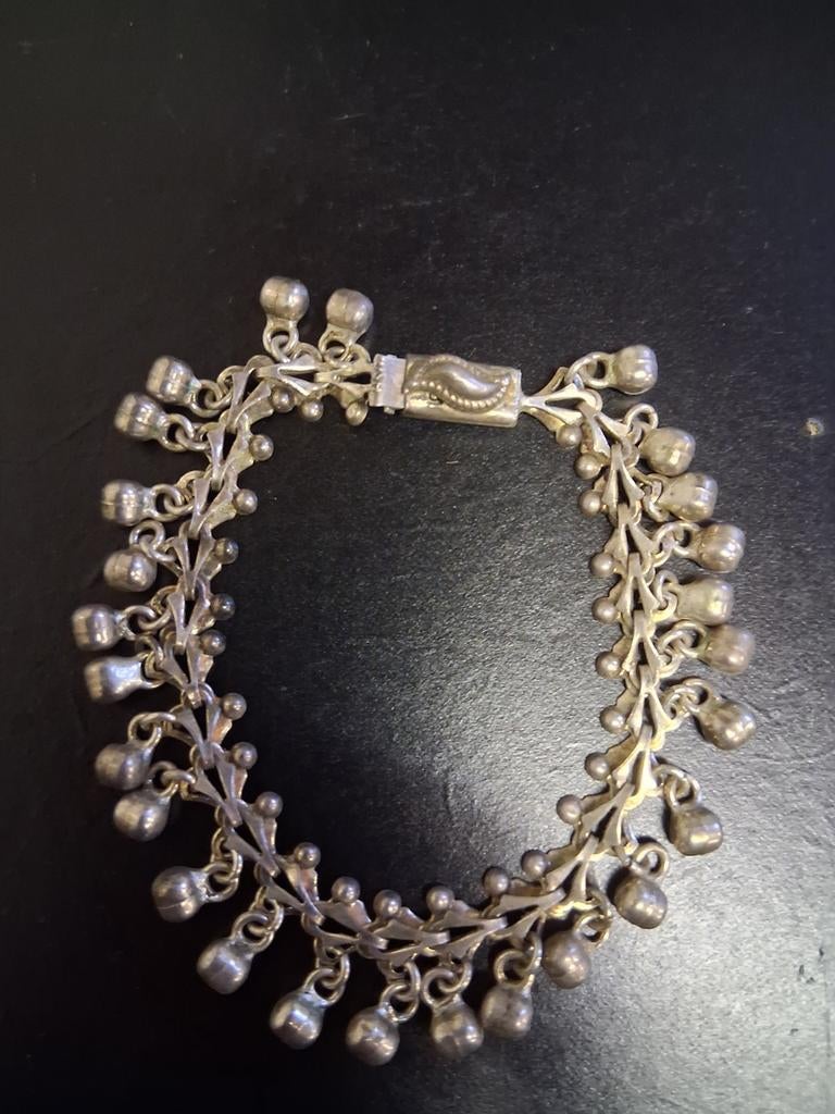 Prachtig Zilveren Baby Armbandje / Enkelbandje Sterling 925, Ophalen of Verzenden, Zo goed als nieuw, Zilver, Zilver