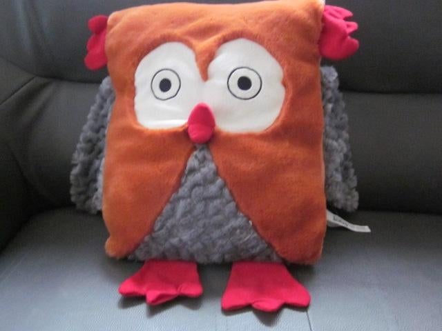 kussen van uil/ 30-40cm/ikea uggla, Ophalen of Verzenden, Nieuw, Vierkant