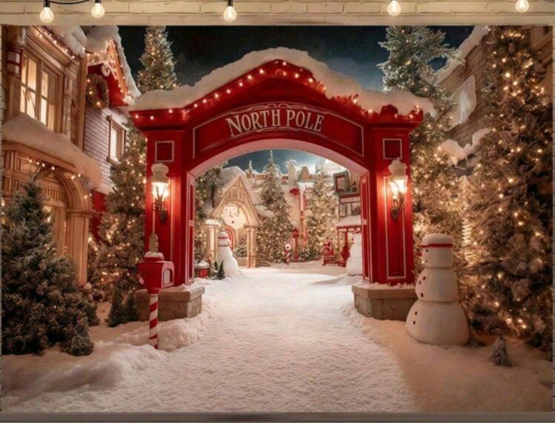 kerst winter decordoek anderhalve meter breed, Ophalen of Verzenden
