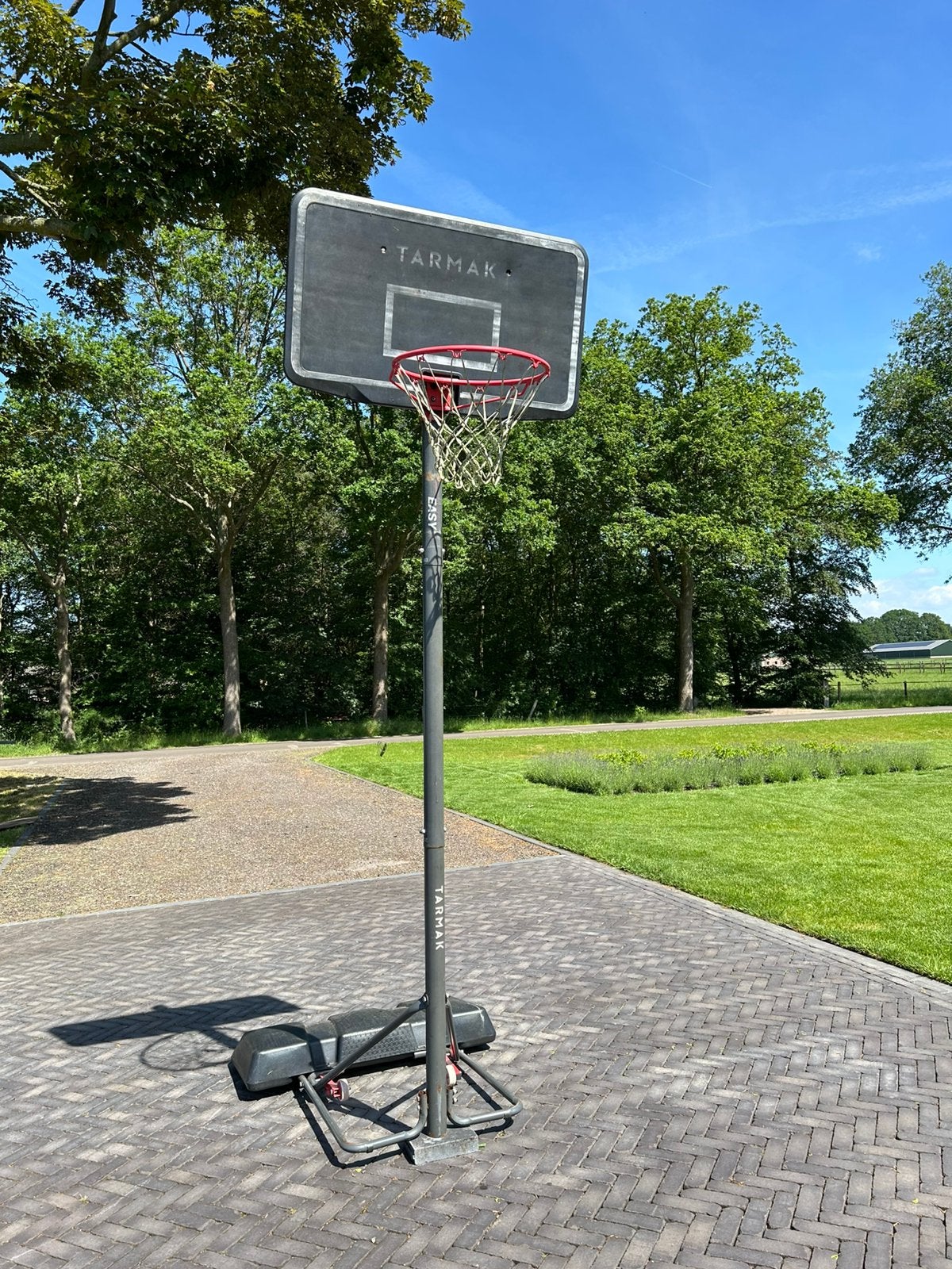 Basket merk Tarmak, Ophalen, Gebruikt, Ring, Bord of Paal