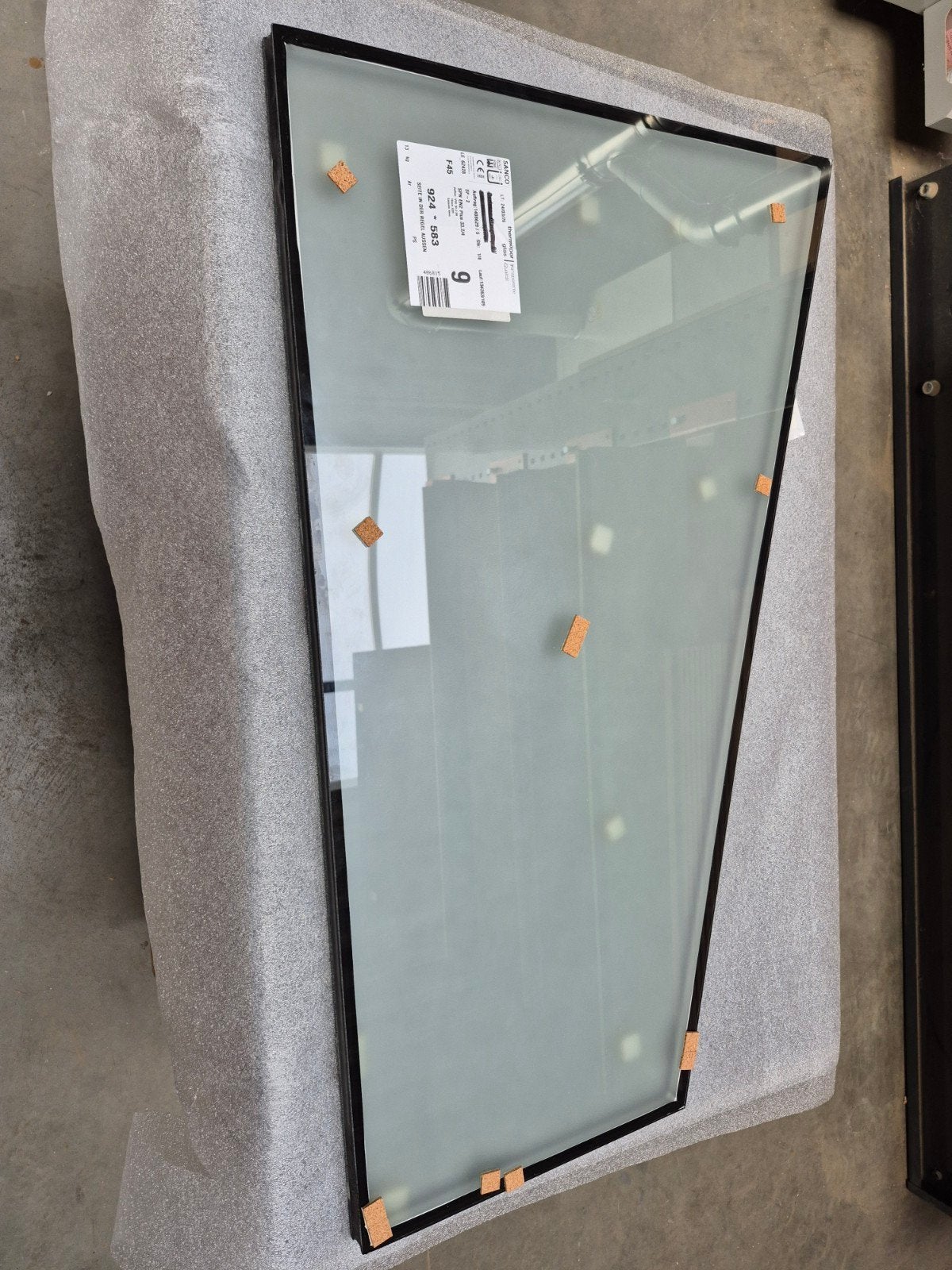 Dubbel glas mat en gelaagd, Ophalen, Minder dan 80 cm, 80 tot 120 cm, Nieuw