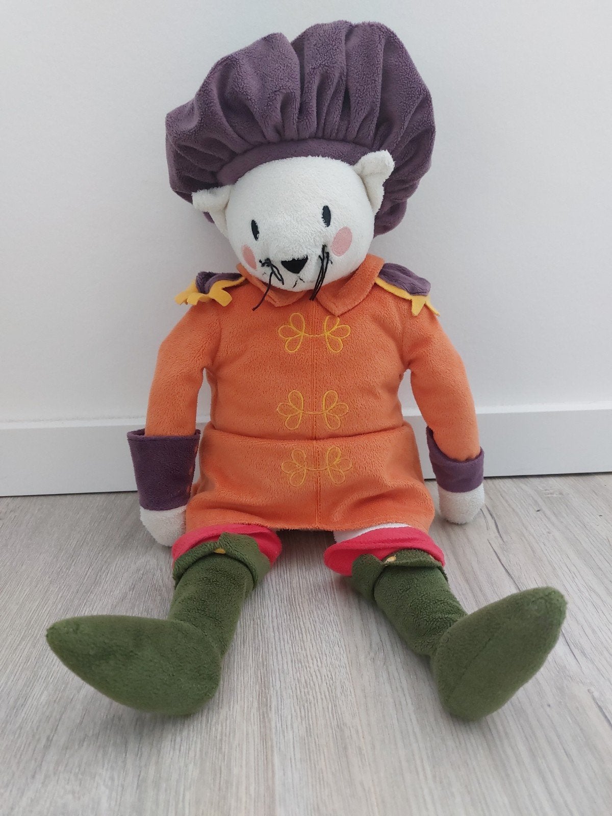 Knuffel Ikea kat poes ridderlig gelaarsde kat L862, Ophalen of Verzenden, Zo goed als nieuw, Beer