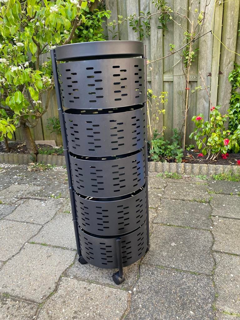 Zwarte Keuken Trolley, Huis en Inrichting, Kasten | Overige, Gebruikt, Ophalen