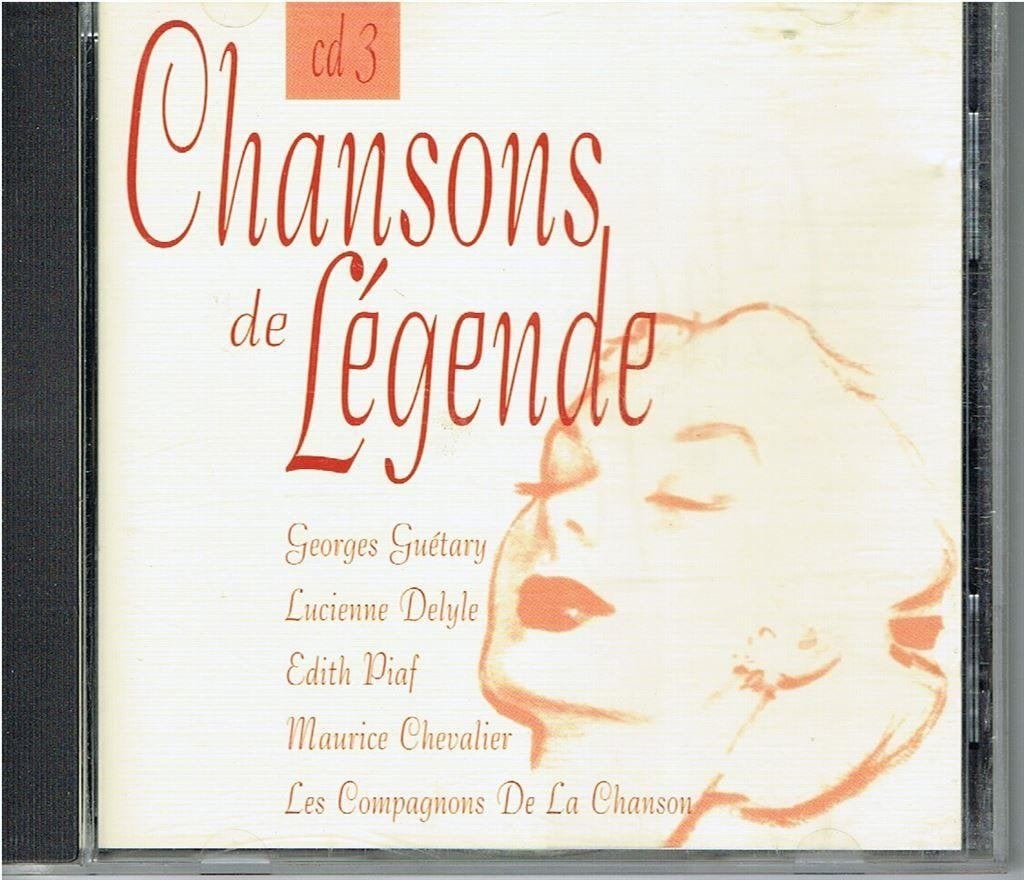 cd van Chansons de Legende CD 3, Cd's en Dvd's, Cd's | Wereldmuziek, Verzenden, Zo goed als nieuw