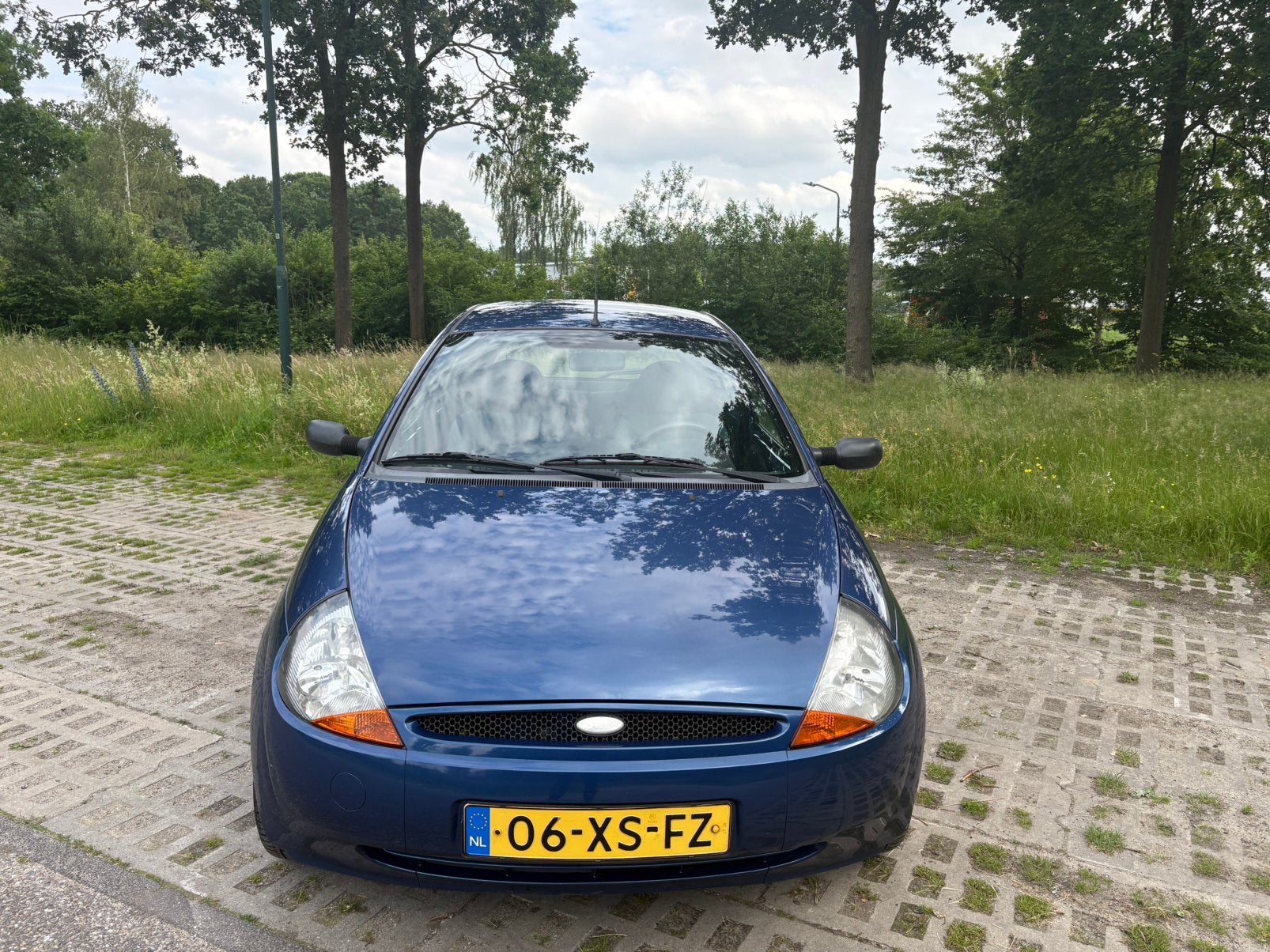 Ford Ka 1.3 I 44KW 2007 Blauw Summer edition, Voorwielaandrijving, 1299 cc, 31 €/maand, 4 cilinders