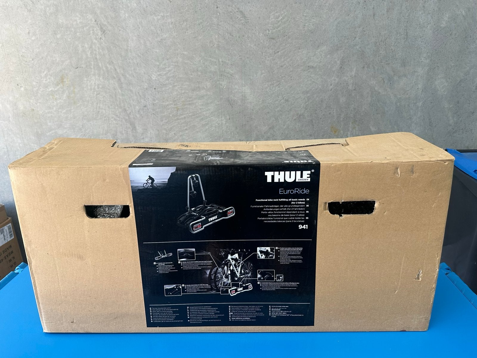 Thule EuroRide 941 fietsendrager voor 2 fietsen, Ophalen of Verzenden, 2 fietsen, Nieuw, Trekhaakdrager