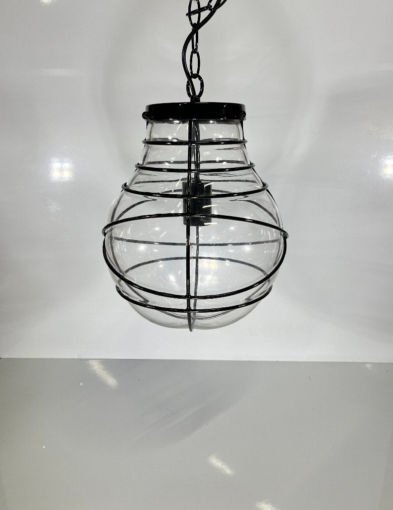 chericoni glazen hanglamp, Huis en Inrichting, Lampen | Hanglampen, 1976BC, Nieuw, Ophalen of Verzenden, Glas