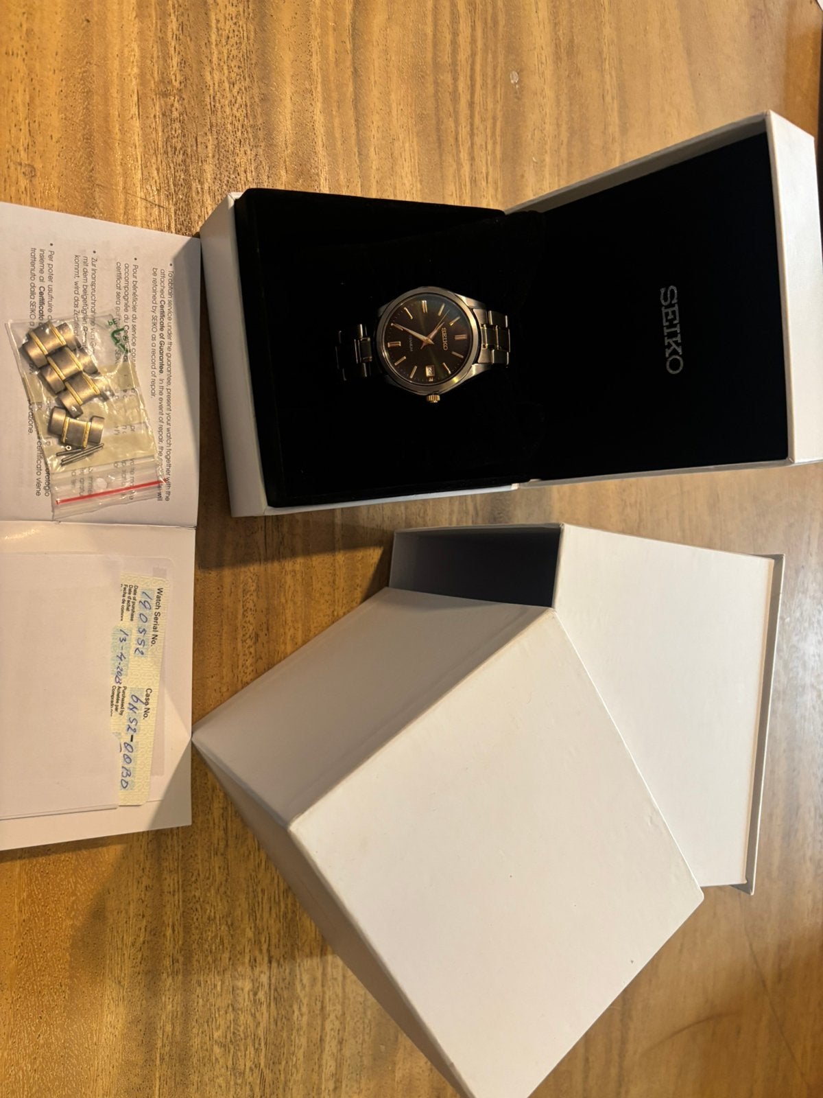 Seiko Titanium Groen, Staal, Polshorloge, Ophalen of Verzenden, Zo goed als nieuw