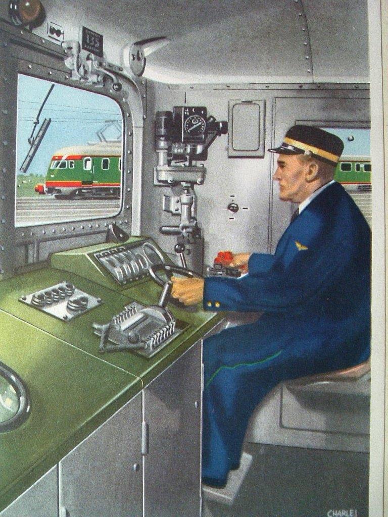 De Kilometer-kampioen - 1954., Ophalen of Verzenden, Gebruikt, Trein, Boek of Tijdschrift