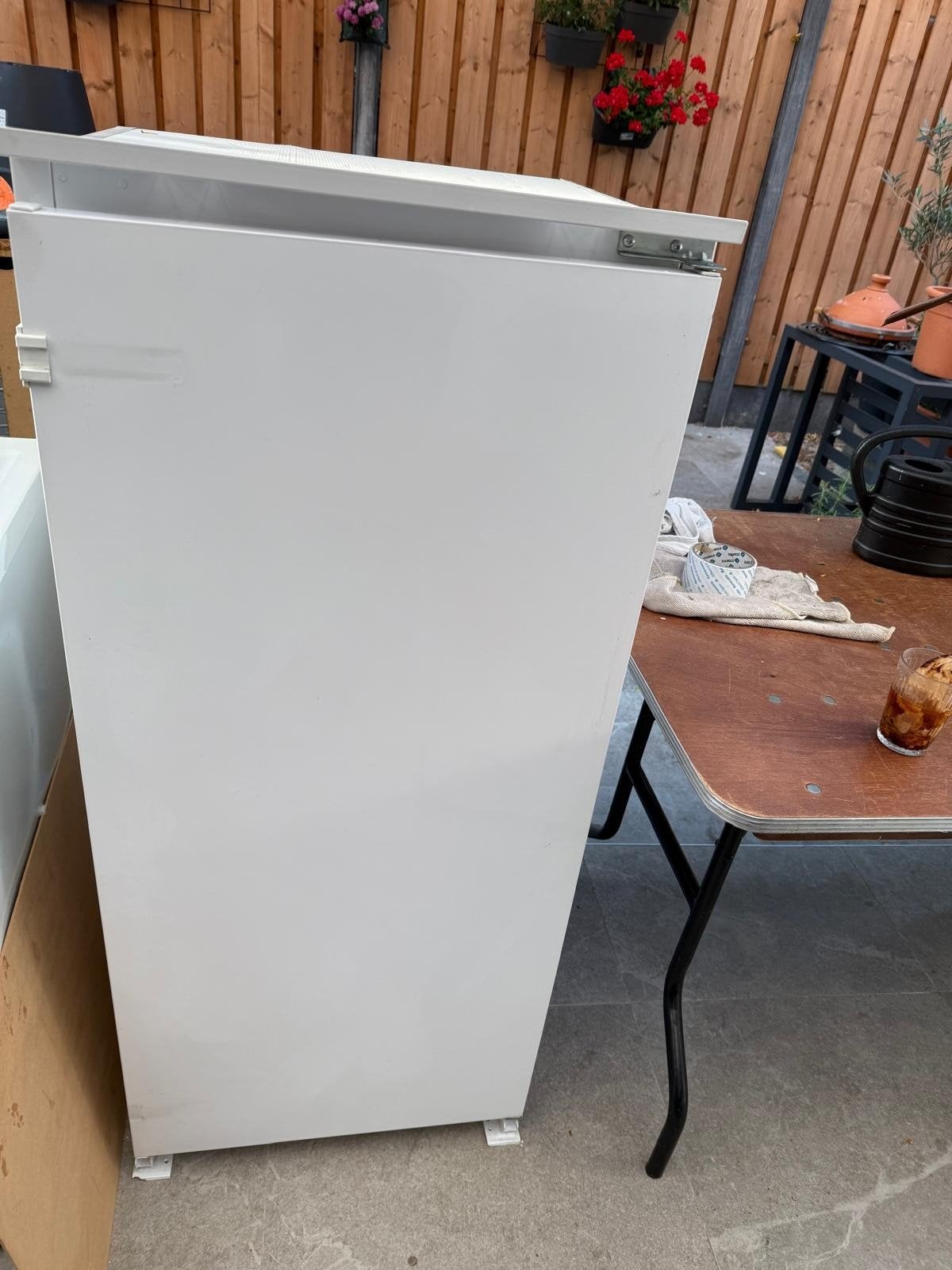 Ikea inbouw koelkast met diepvriesvakje, Witgoed en Apparatuur, Ophalen, 120 tot 140 cm, Minder dan 60 cm, Zo goed als nieuw