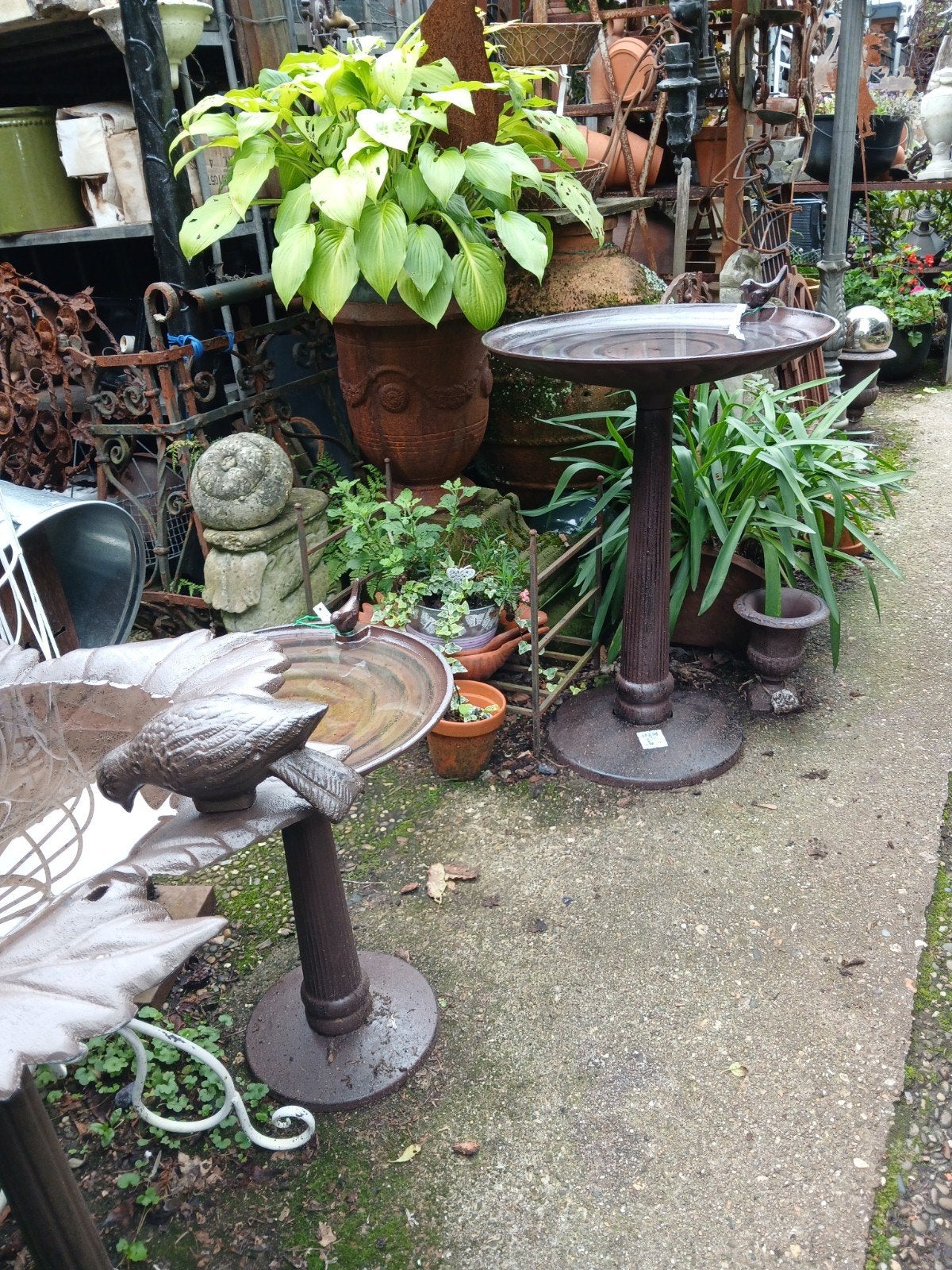 Massief ijzer Tuinbank, antiek model Ook "De Evenaar" Eemnes, Tuin en Terras, Ophalen, Gebruikt, Metaal
