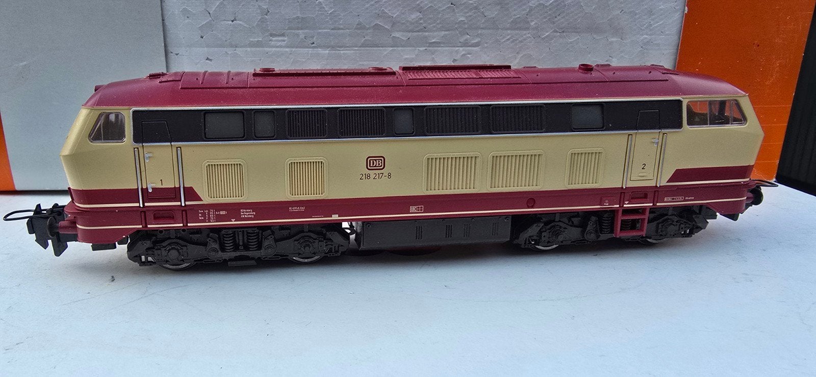 roco/trix express H0 53460 DB V218 top ovp, Ophalen of Verzenden, Gelijkstroom, Locomotief, Roco
