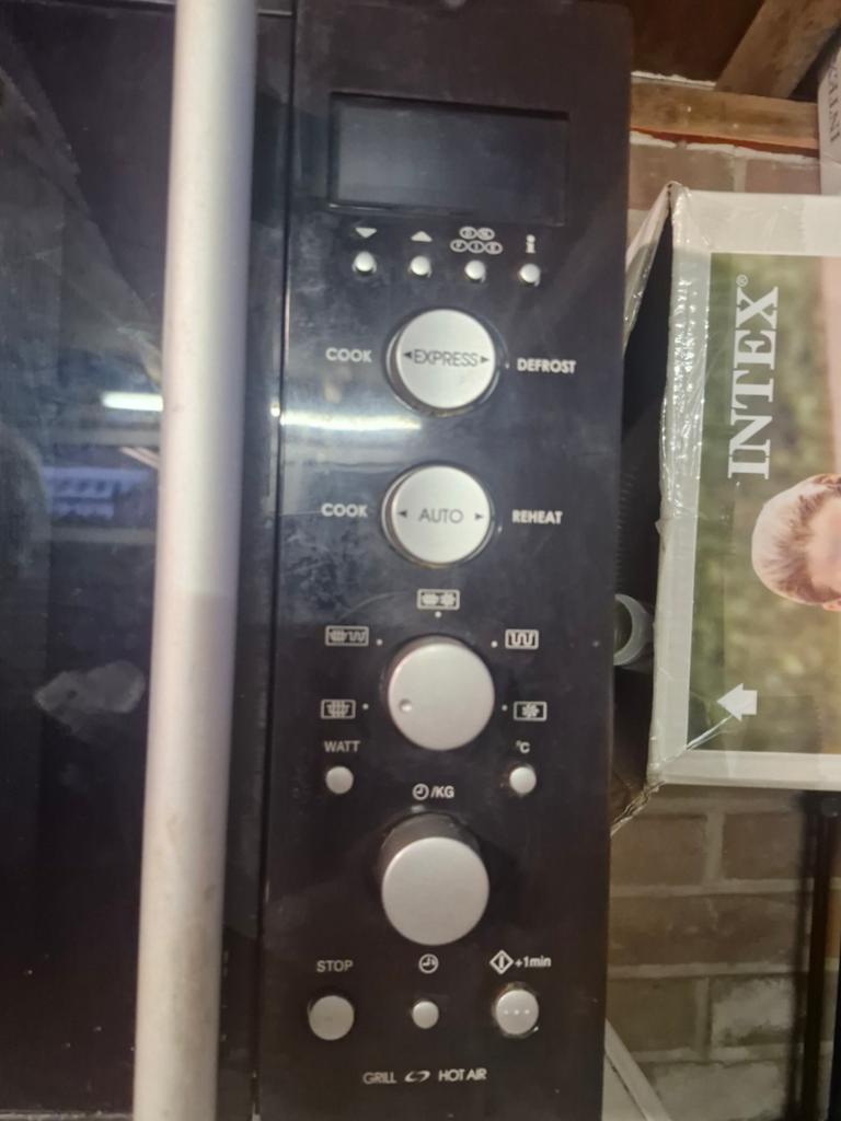 Sharp Combimagnetron met Grill en Hete Lucht - Gebruikt, Ophalen, Combimagnetron, Gebruikt, Hete lucht