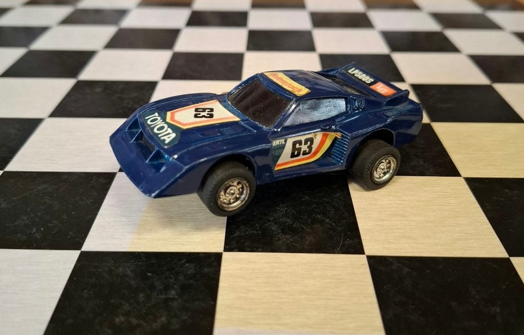 toyota celica ta28 lb gr5 flying racer 1;43, Ophalen of Verzenden, Zo goed als nieuw, Auto, Overige merken