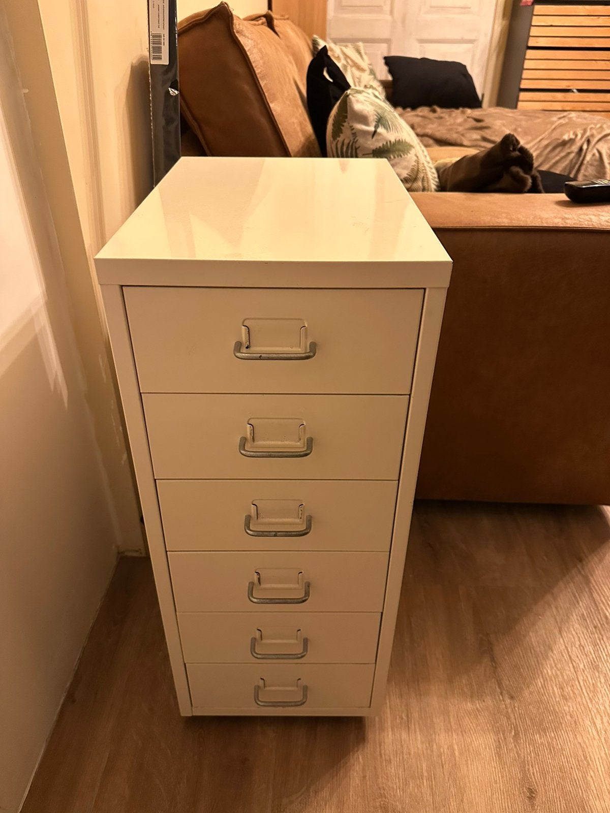 Metalen archiefkastje / ladekast van IKEA, HELMER, Ophalen, Minder dan 50 cm, Gebruikt, 5 laden of meer