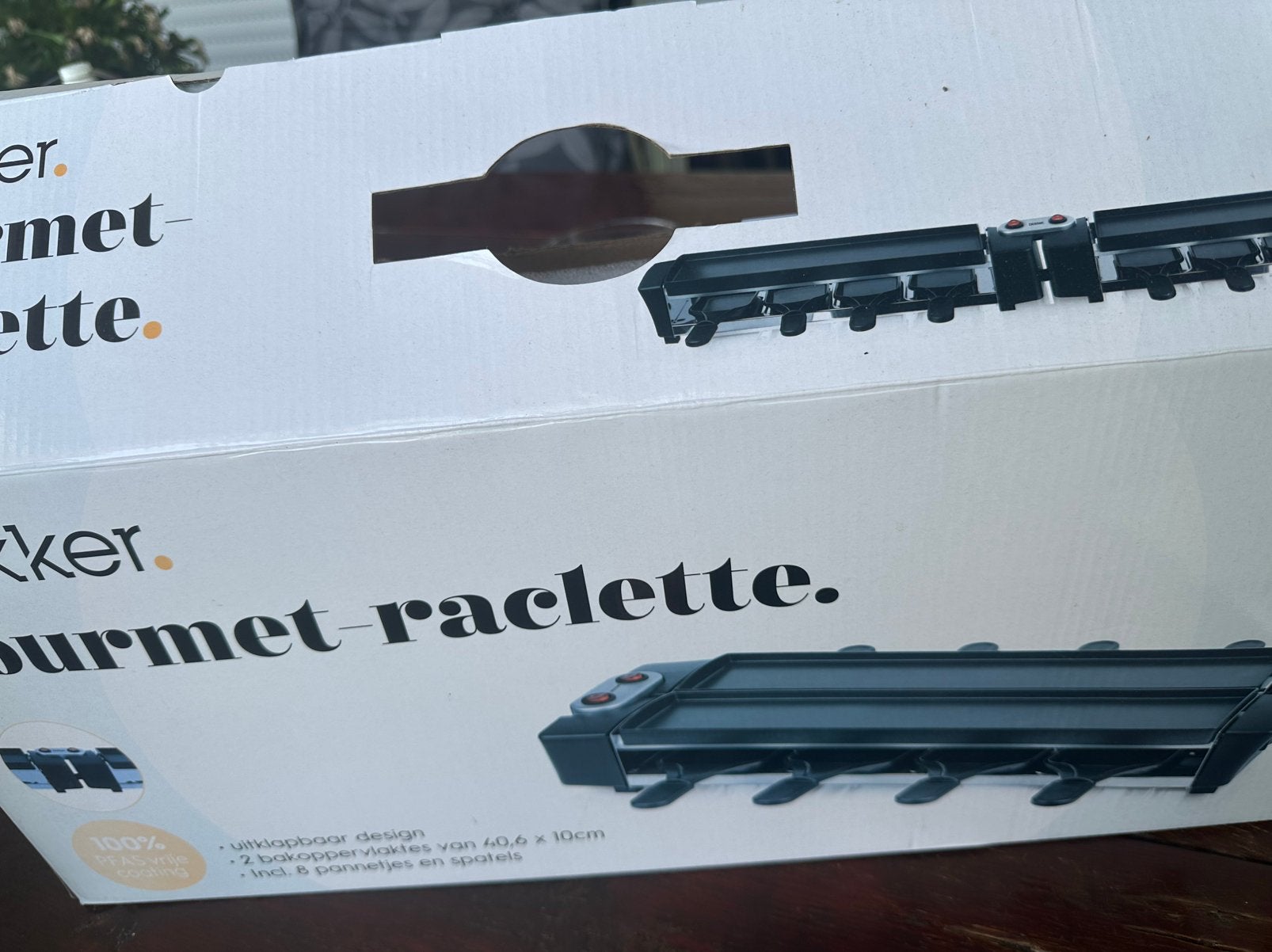 gourmet raclette, Ophalen of Verzenden, Gebruikt, 4 t/m 7 personen