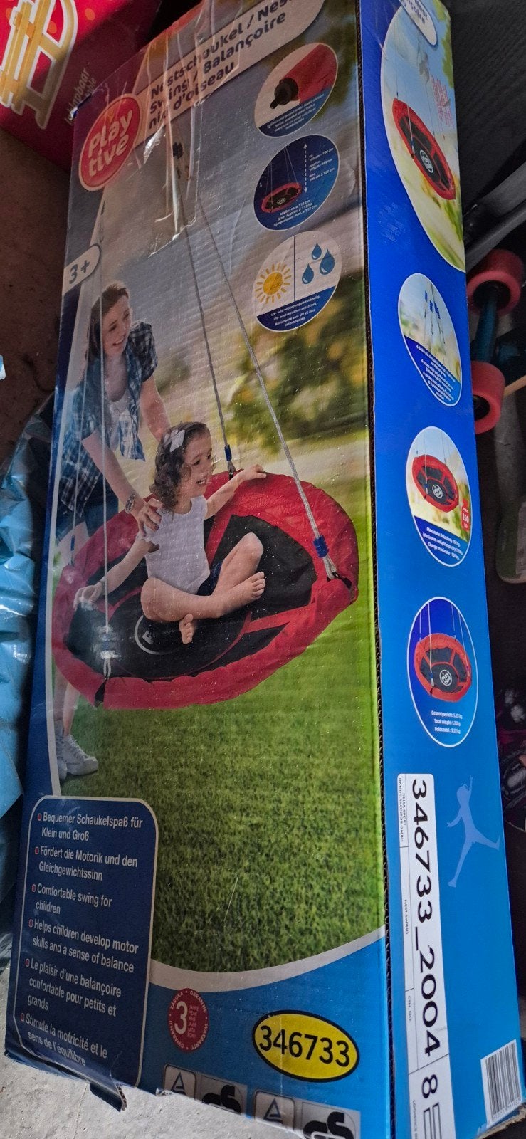 Nestschommel, Ophalen, Zo goed als nieuw