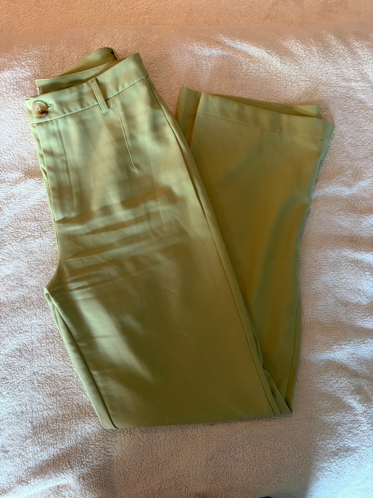 Loavies pantalon groen, Ophalen of Verzenden, Zo goed als nieuw, Maat 36 (S), Lang