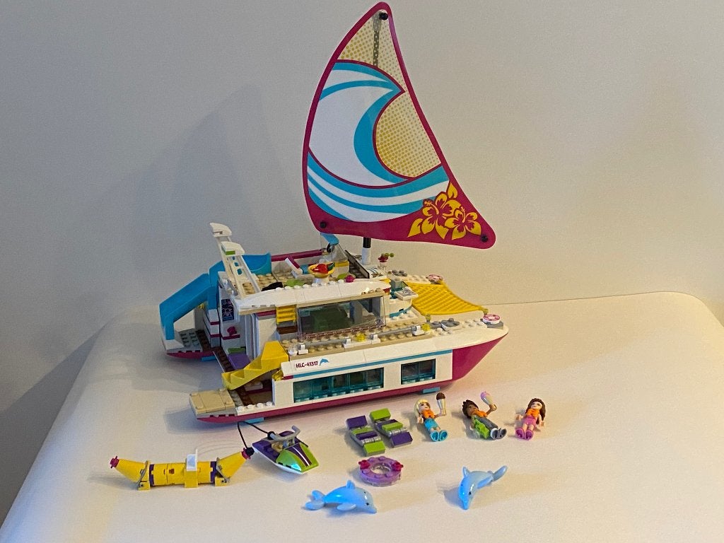 Lego Friends Sunshine catamaran 41317, Gebruikt, Lego, Compleet, Friends
