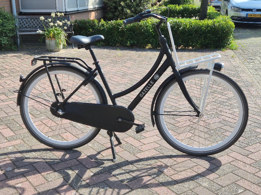 Gazelle Puur damesfiets D49, Fietsen en Brommers, Fietsen | Dames | Damesfietsen, Ophalen, Terugtraprem, Gebruikt, 47 tot 50 cm