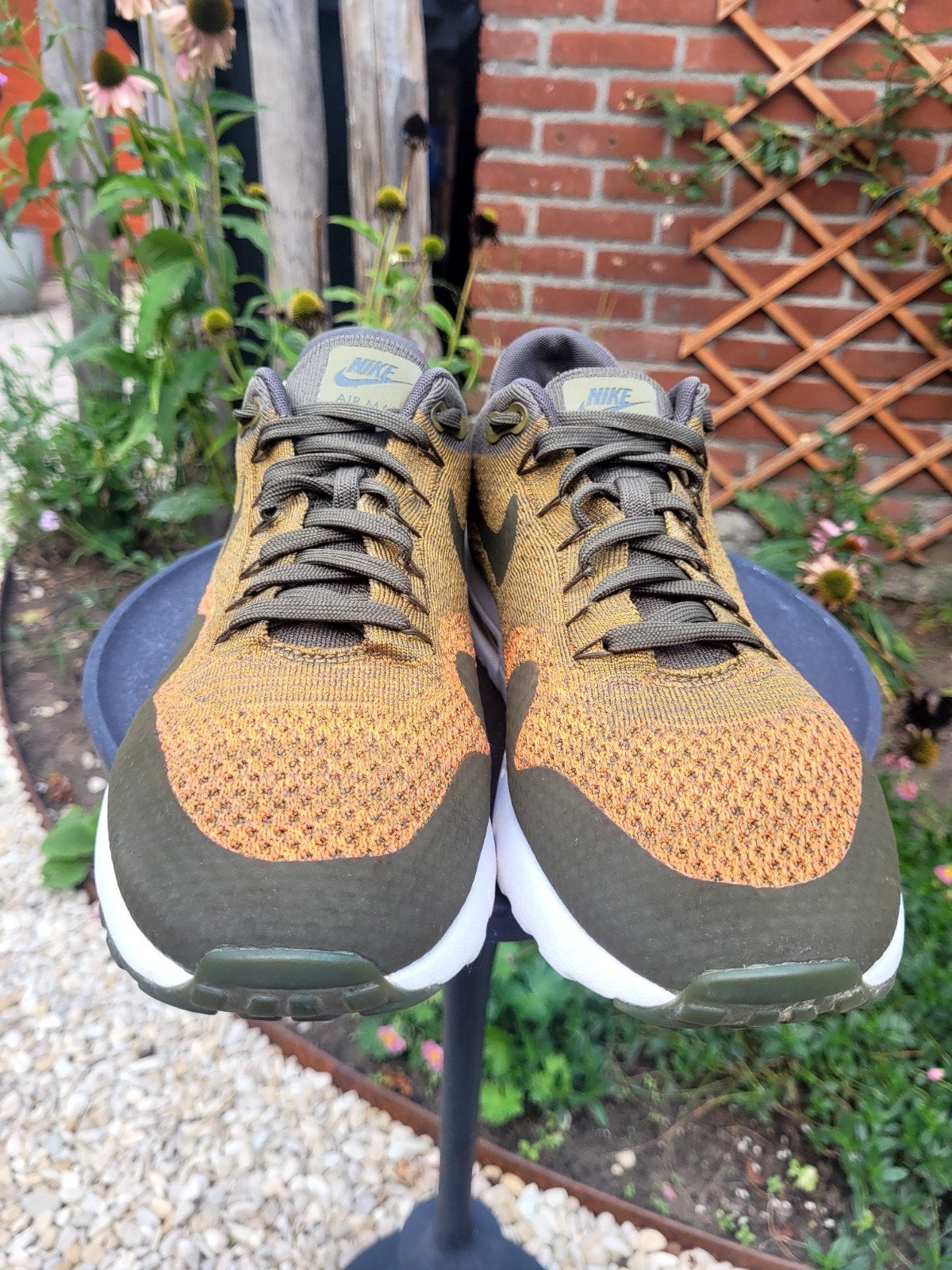 Nike Air Max 1 Ultra Flyknit "Olive Flak" maat 45, ManolaSneakers@gmail.com, 5151AS, Overige kleuren, Nike