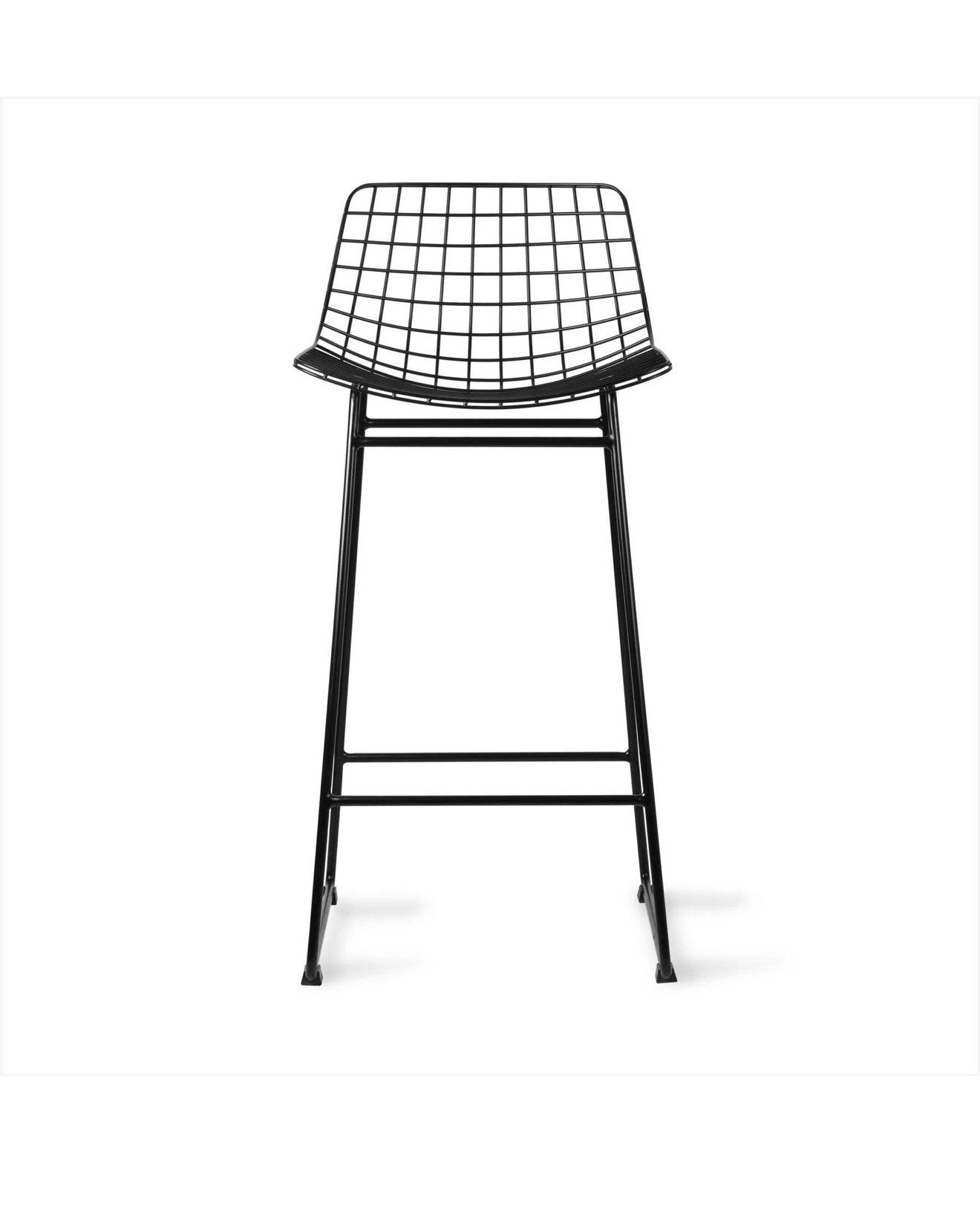 2x Barkruk HK Living Wire zwart incl bekleding, Ophalen, 60 tot 90 cm, Nieuw, Metaal