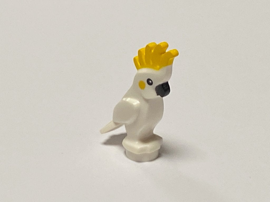 Lego nieuwe witte Kaketoe met gele kuif, Overige thema's, Lego, Nieuw, Ophalen of Verzenden