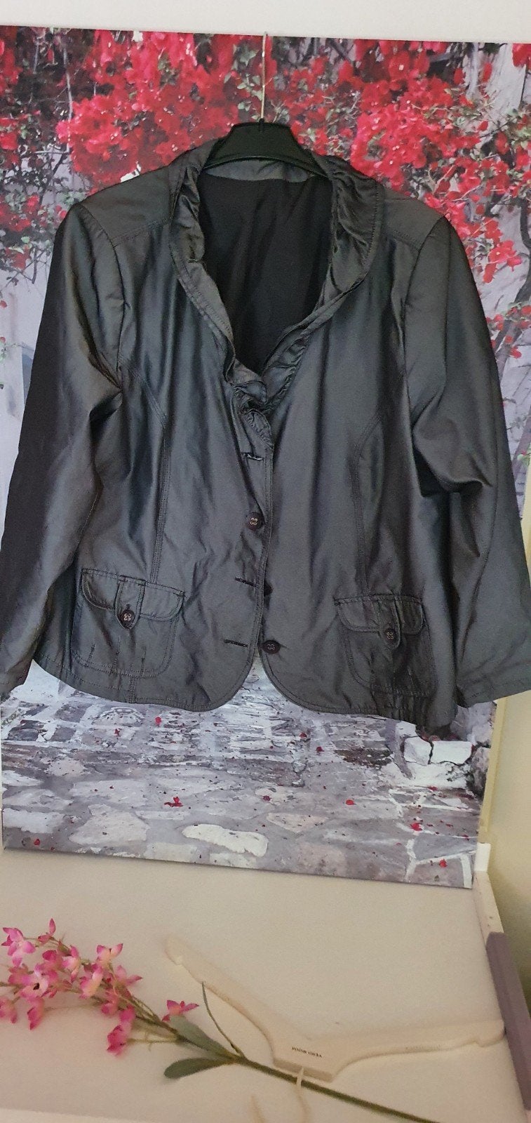 Promiss  zomer jas mt 50, Verzenden, Nieuw, Maat 46/48 (XL) of groter, Blauw