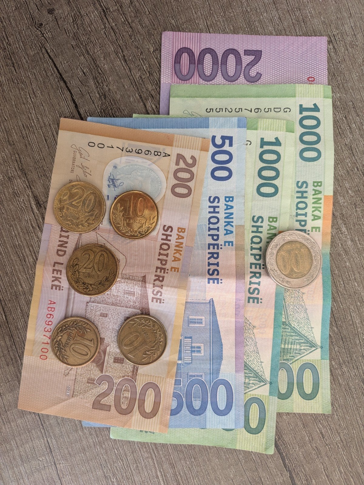 Albanese Lek biljetten en munten, Ophalen, Overige landen, 50 euro