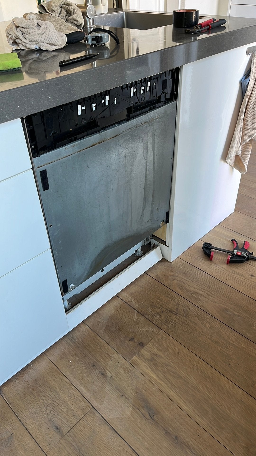 Bosch inbouwvaatwasser, werkt nog perfect, Ophalen, Zo goed als nieuw, Inbouw, 85 tot 90 cm
