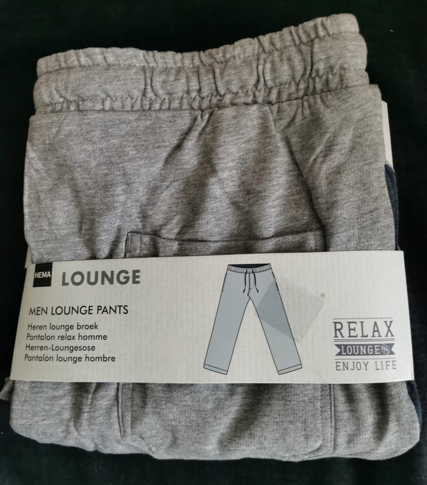Hema heren lounge broek - grijs - maat M - nieuw, Kleding | Heren, Ophalen of Verzenden, Nieuw, Maat 48/50 (M)