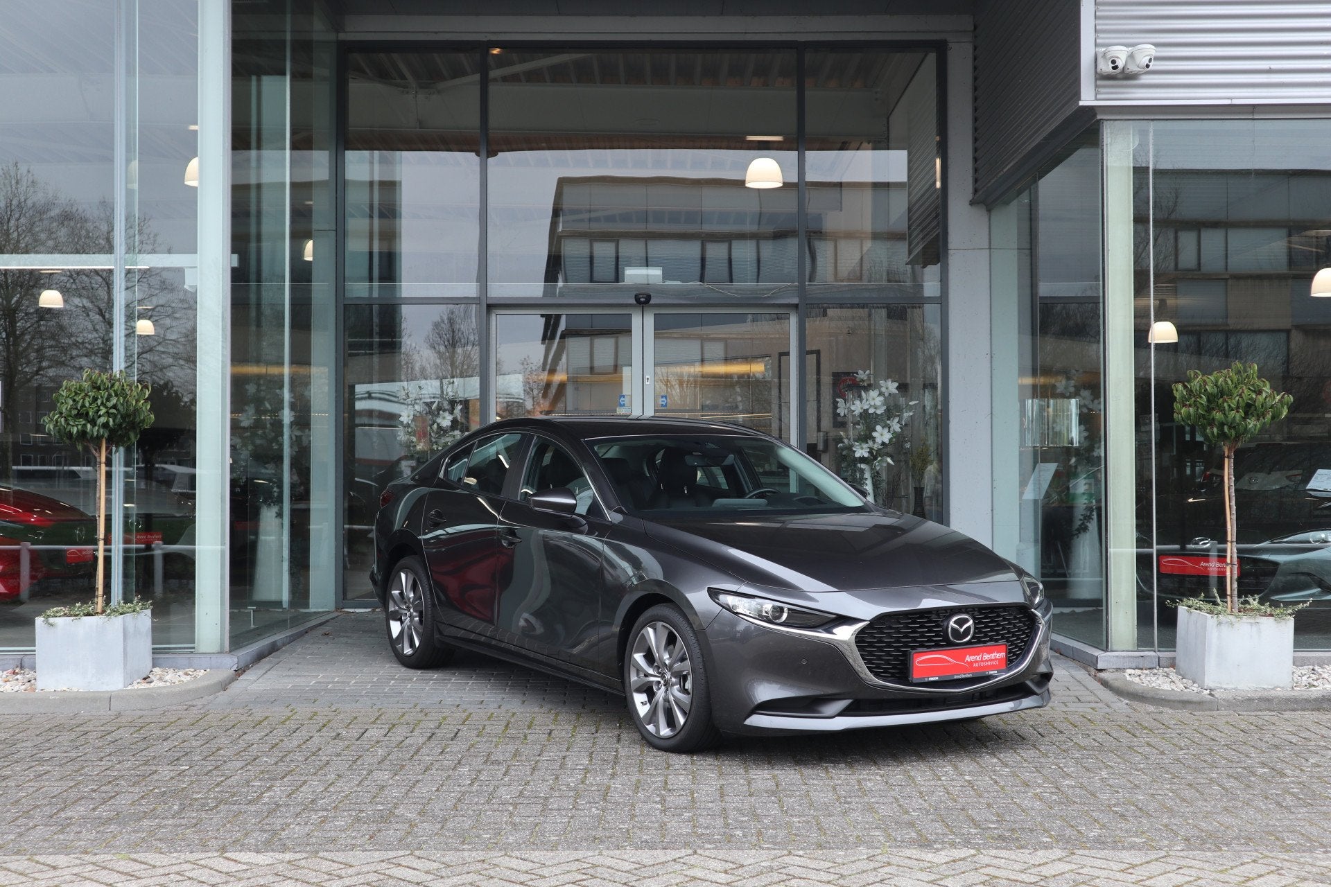 Mazda 3 Automaat 2.0 E-SkyActiv-G 122 Camera / Leer / Navi /, Auto's, Mazda, Gebruikt, 4 cilinders, 122 pk, Bedrijf