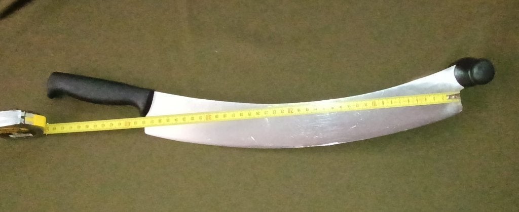 Kaasmes 38cm kunstof, Ophalen of Verzenden, Gebruikt, Overige materialen