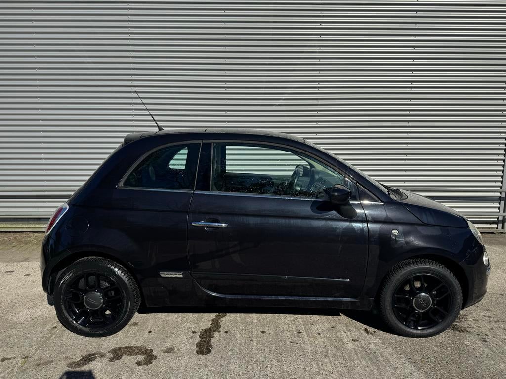 Fiat 500 1.2 C 2012 Zwart, Auto's, Fiat, Voorwielaandrijving, 1242 cc, 4 cilinders, 840 kg