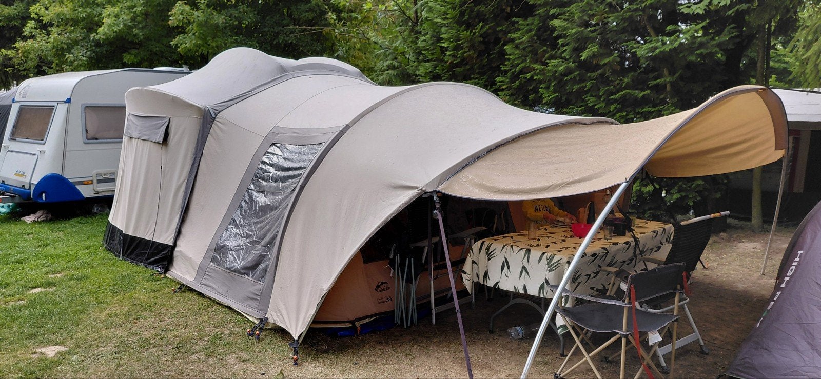 Ruime en comfortabele Cabanon Tabora vouwwagen, Caravans en Kamperen, Vouwwagens, Ophalen, Beige, Cabanon, Tot en met 4