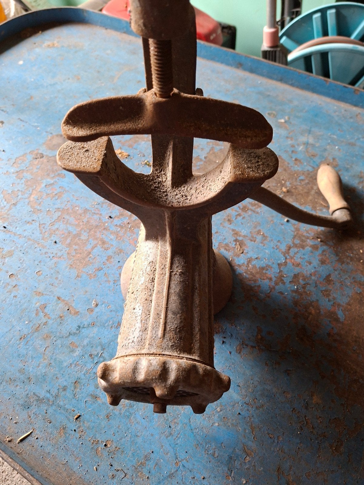 Antieke Vleesmolen - Vintage Keukenmachine, Ophalen of Verzenden