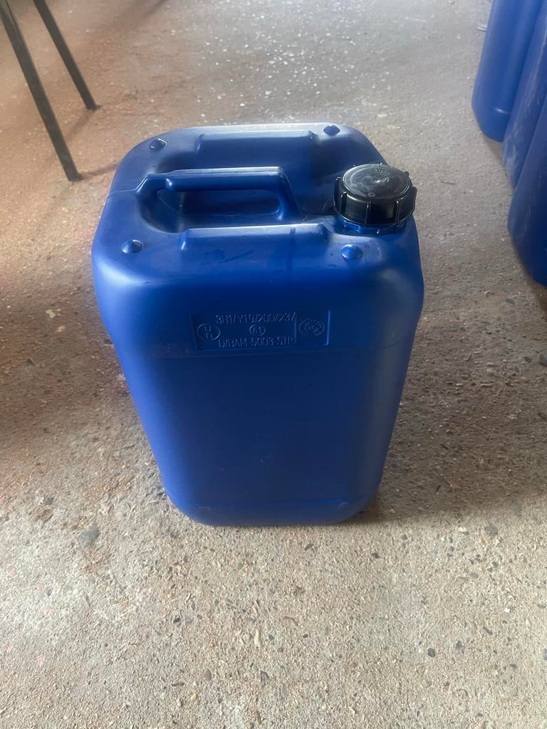 Blauwe jerrycan 25 liter met keurmerk voor brandstoffen, Ophalen of Verzenden, Nieuw