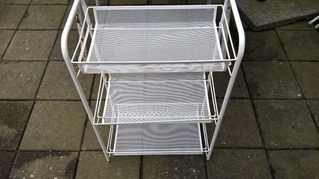 TE koop aangeboden keuken trolley gepast bod, Gebruikt, Keukentrolley, Ophalen of Verzenden, Metaal