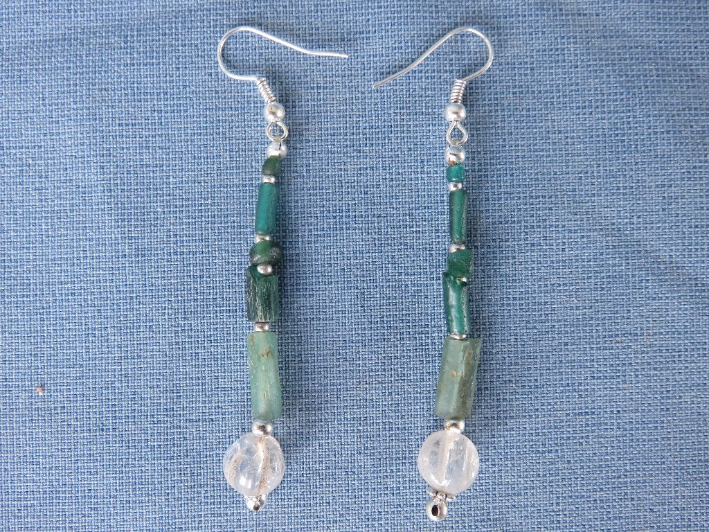 Romeinse rijk . oorhangers . 3e- 5e eeuw , bodemvondst, Ophalen of Verzenden, Overige materialen, Oorbellen