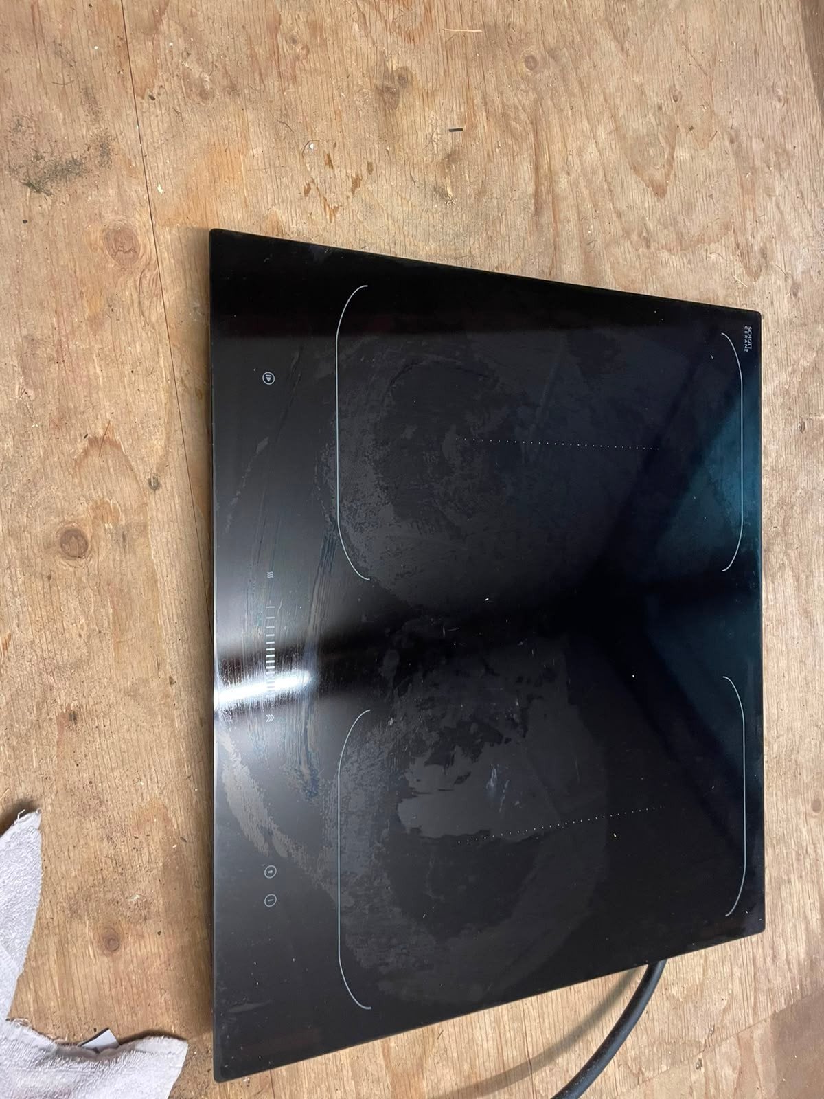 inductiekookplaat k  60cm, Ophalen, Inbouw, Inductie, 4 kookzones