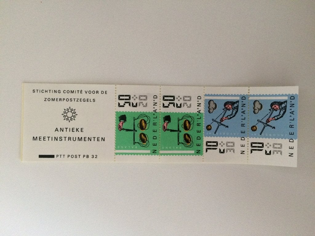 postzegelboekje PB 32 Meetinstrumenten Zomerzegel 1986, Verzenden, Postfris