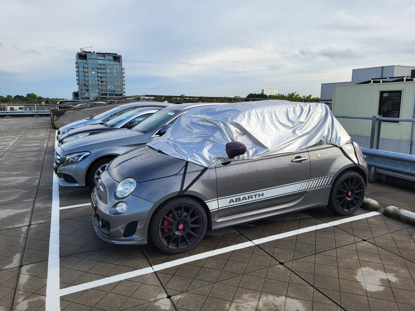 Cabriohoes Fiat 500c / Abarth 500 - Stevig & Beschermend, Ophalen of Verzenden, Gebruikt, Op maat