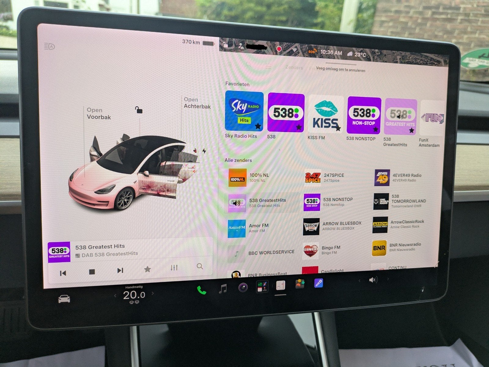 Tesla Model 3 Display 2019 - Barst in Hoekje - 108954300G, Ophalen, Gebruikt, Overige automerken