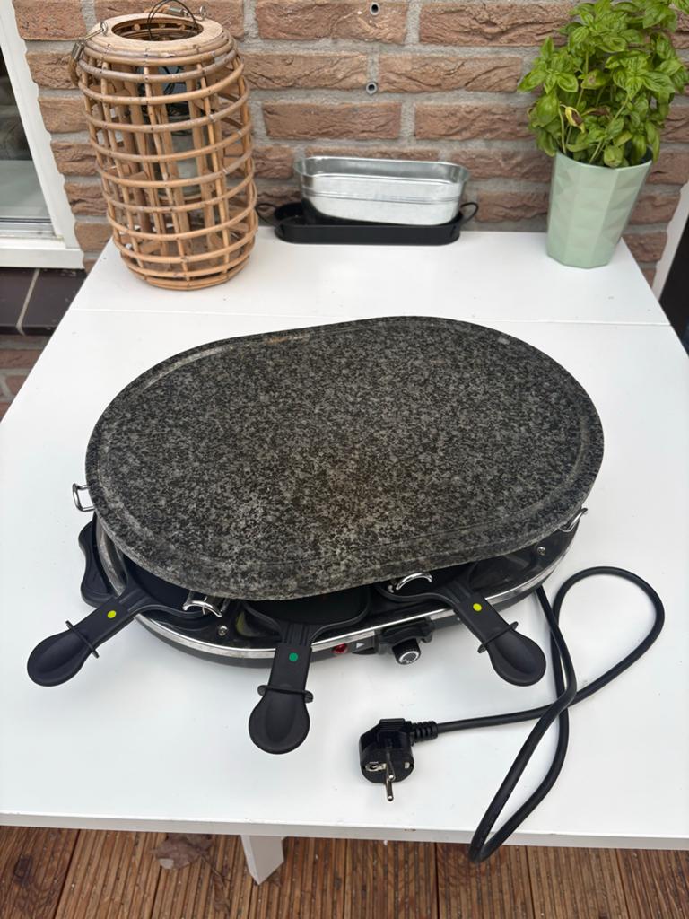 Princess steengrill, Witgoed en Apparatuur, Ophalen, Zo goed als nieuw, 8 personen of meer