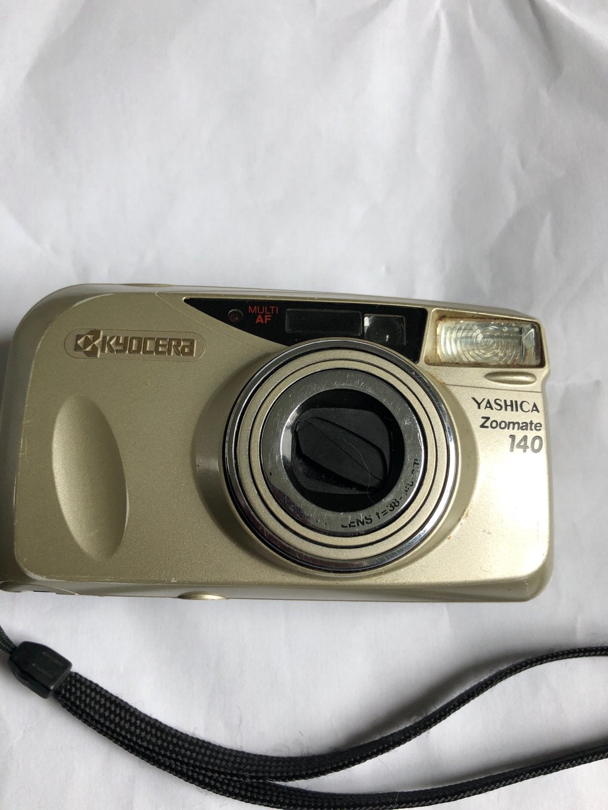 Yashica Zoomate 140 Compact Camera - Vintage Fotocamera, Ophalen of Verzenden, Gebruikt, Compact, Overige Merken