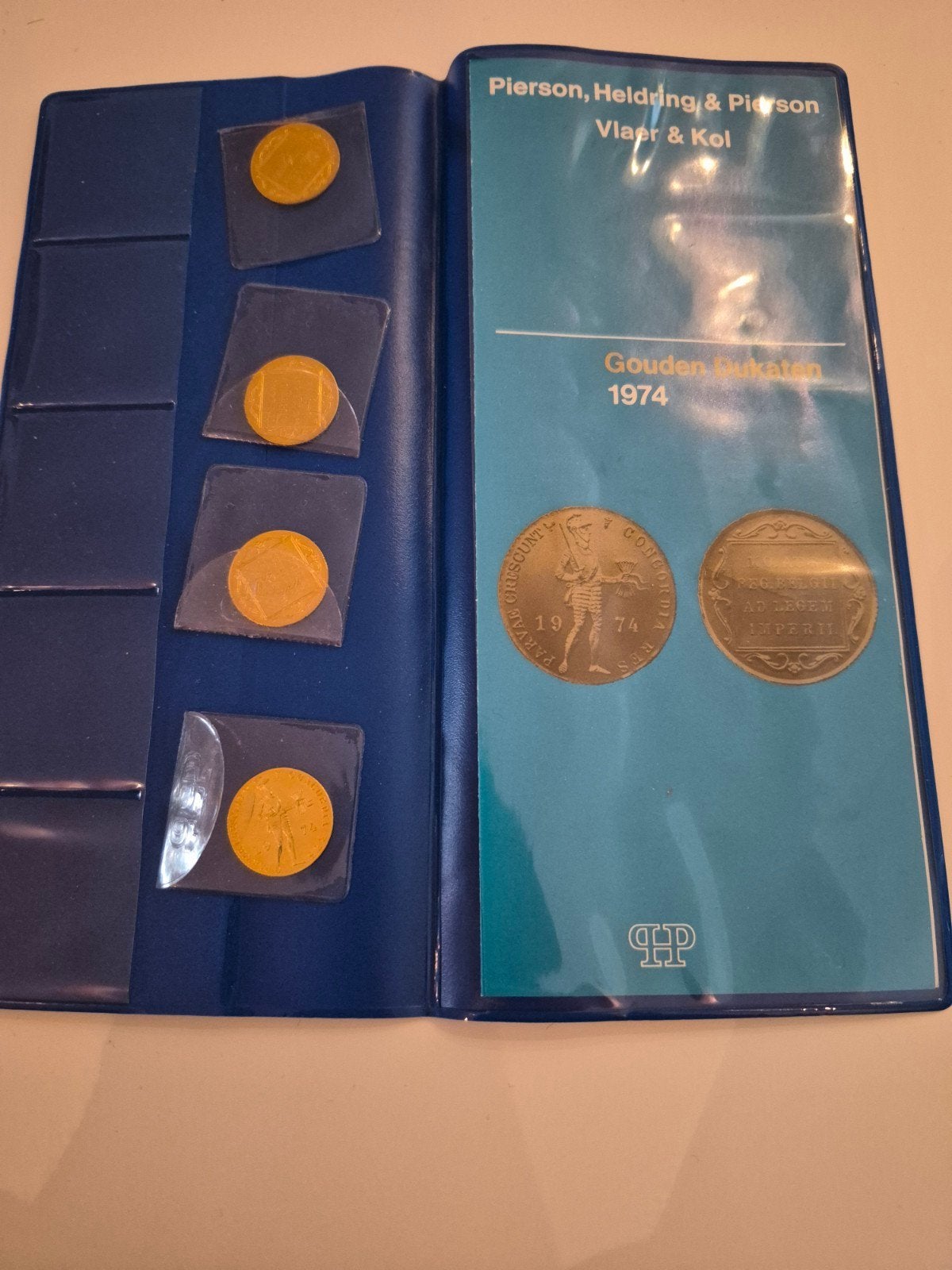 4 Gouden Dukaten 1974 - Pierson, Heldring & Pierson, Ophalen of Verzenden