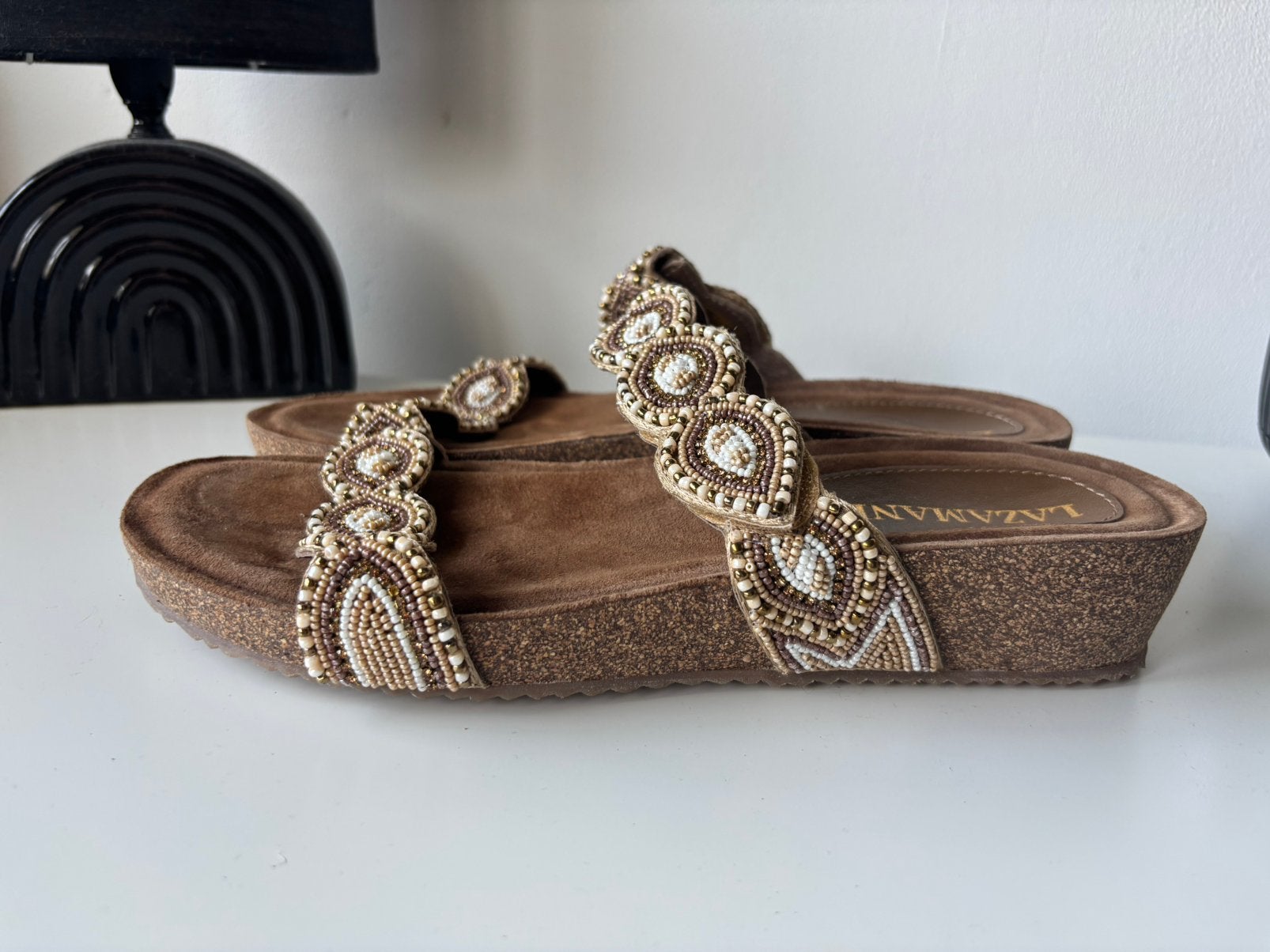 Nieuwe sandalen Lazamani mt 41!, Kleding | Dames, Schoenen, Bruin, Nieuw, Sandalen of Muiltjes, Ophalen of Verzenden