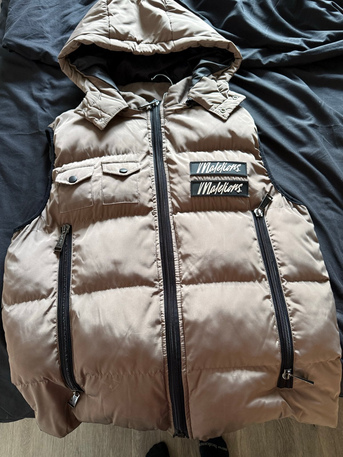 Malelions Bodywarmer -, Kleding | Heren, Bodywarmers, Ophalen of Verzenden, Zo goed als nieuw, Maat 56/58 (XL), Bruin