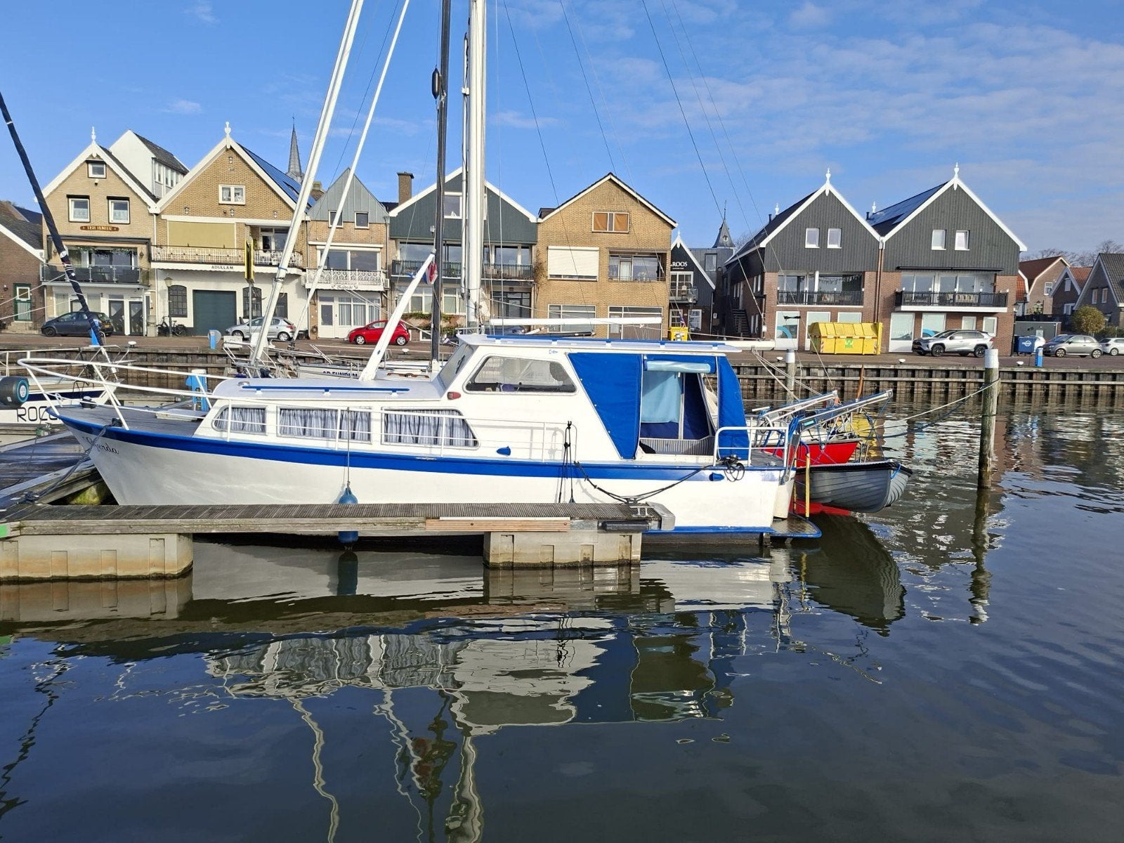 Goed onderhouden Verhoef Kruiser 8.75m met Peugeot motor, Watersport en Boten, Ophalen, Gebruikt, Overige typen