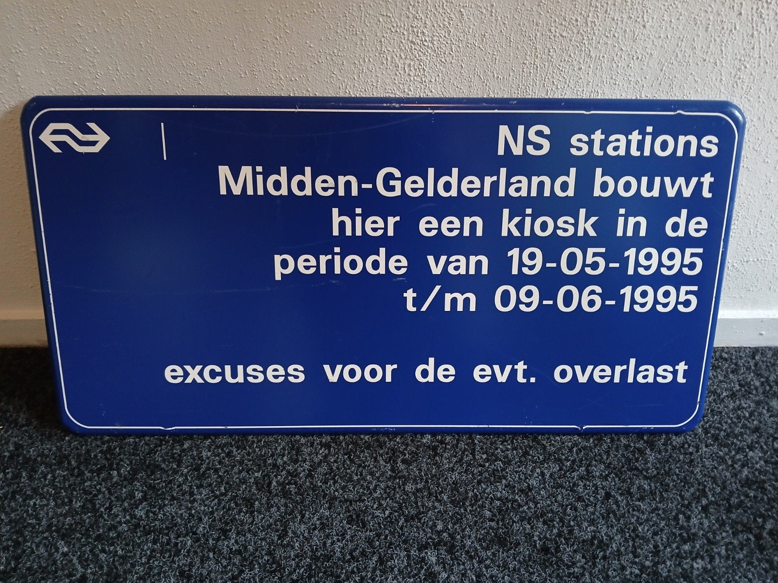 NS Station aandigingsbord 1995, Ophalen, Gebruikt, Trein, Overige typen